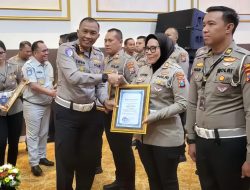 Ungkap Kasus Tabrak Lari Terbanyak, Satlantas Polres Sumenep Dapat Penghargaan Dari Polda Jatim
