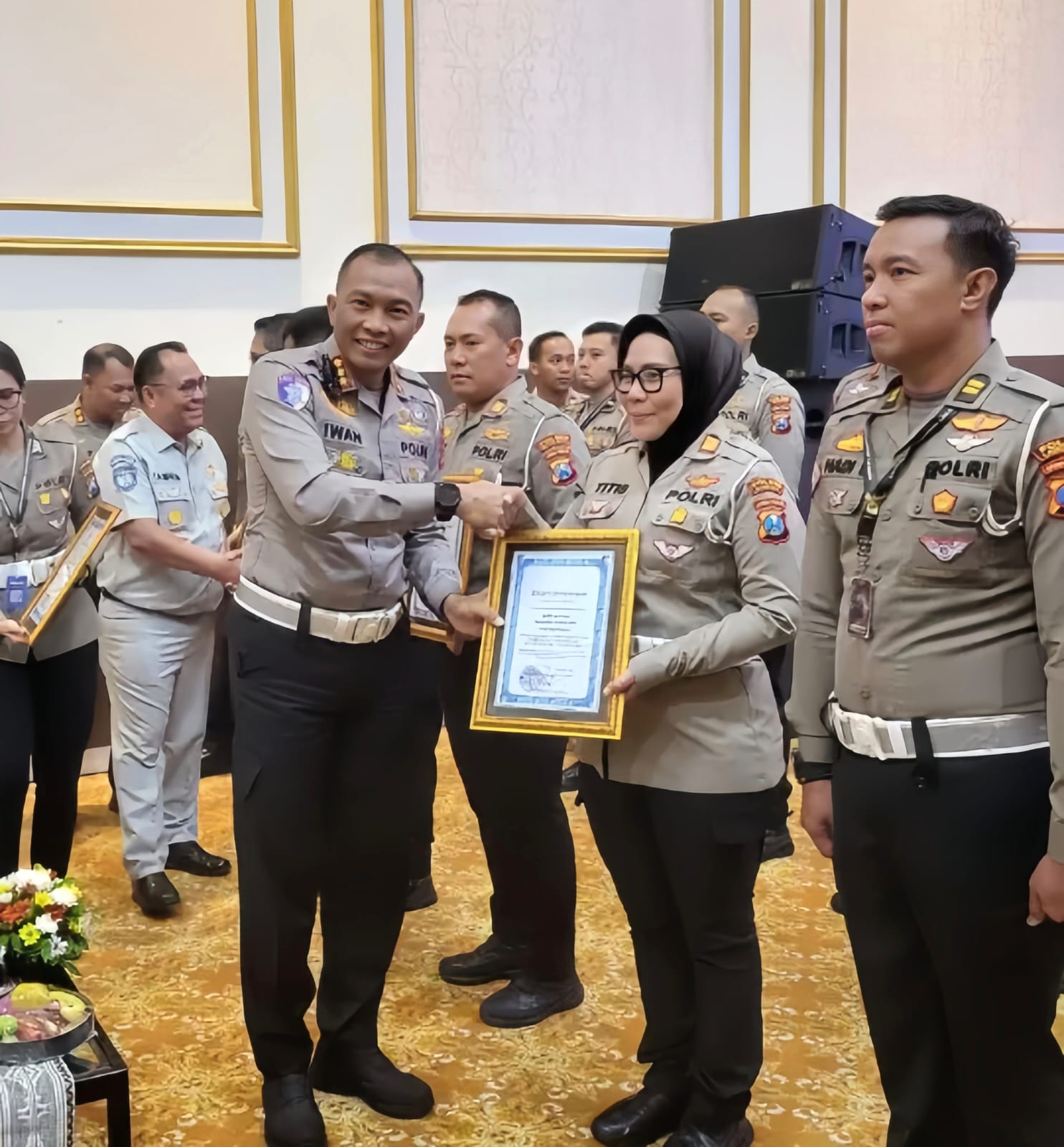 Ungkap Kasus Tabrak Lari Terbanyak, Satlantas Polres Sumenep Dapat Penghargaan Dari Polda Jatim