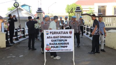 Bidpropam Polda Jatim Razia Khusus Personil Polres Sumenep