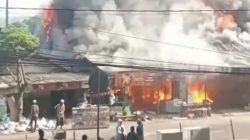 Kebakaran Pertokoan di Ganding Sumenep, Kerugian Ditaksir Rp 1,5 Miliar