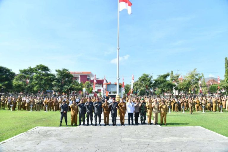 Kepala BNN Provinsi Jawa Timur Pimpin Apel Gabungan ASN di Lingkungan Pemkab Sumenep