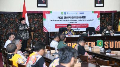 Antisipasi Tekanan Inflasi Jelang Nataru 2026, TPID Sumenep Gelar FGD 