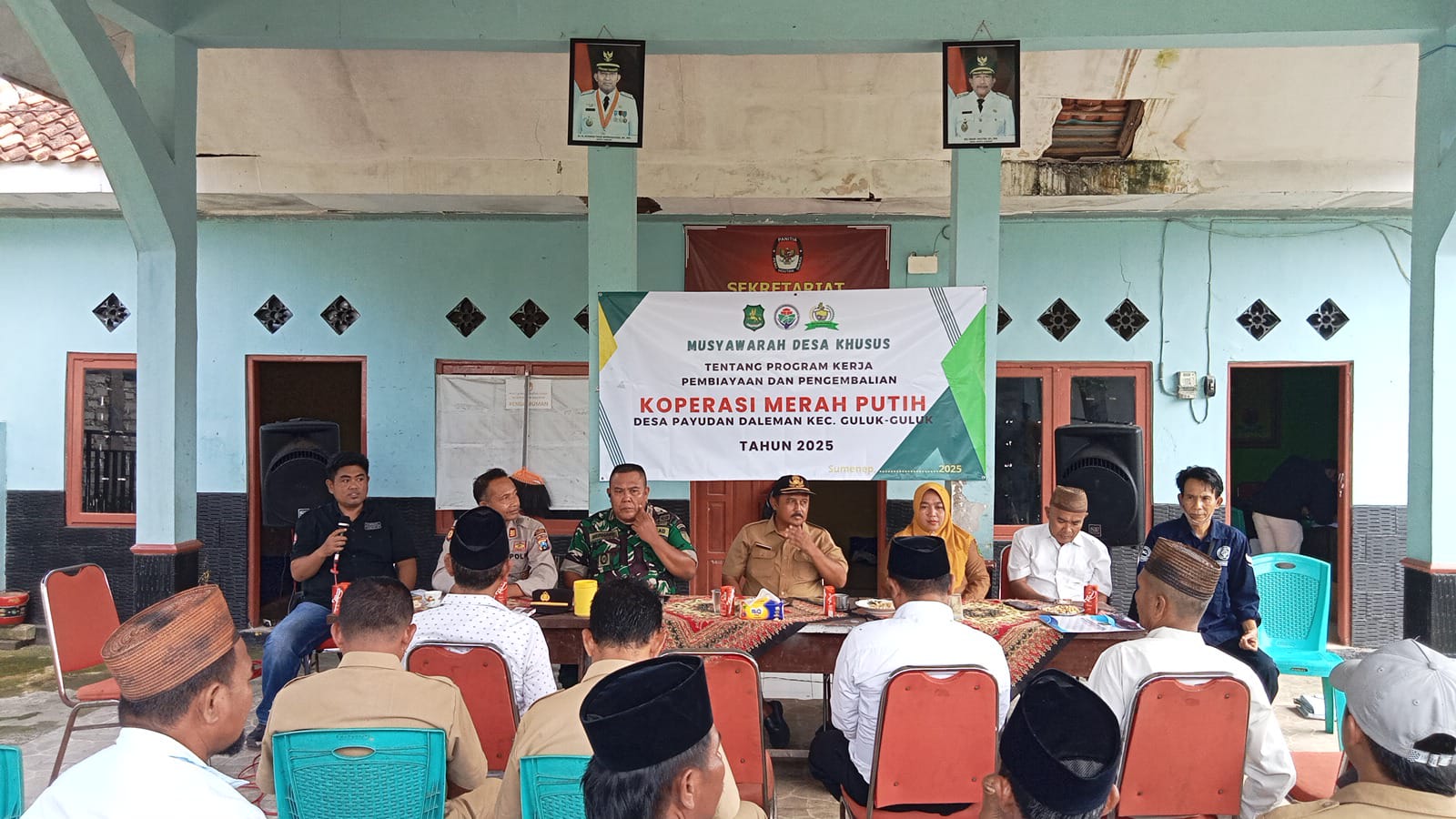 Harapan Plt Camat Guluk-Guluk di Musdesus Rencana Pembangunan Gerai Koperasi Merah Putih Desa Payudan Daleman
