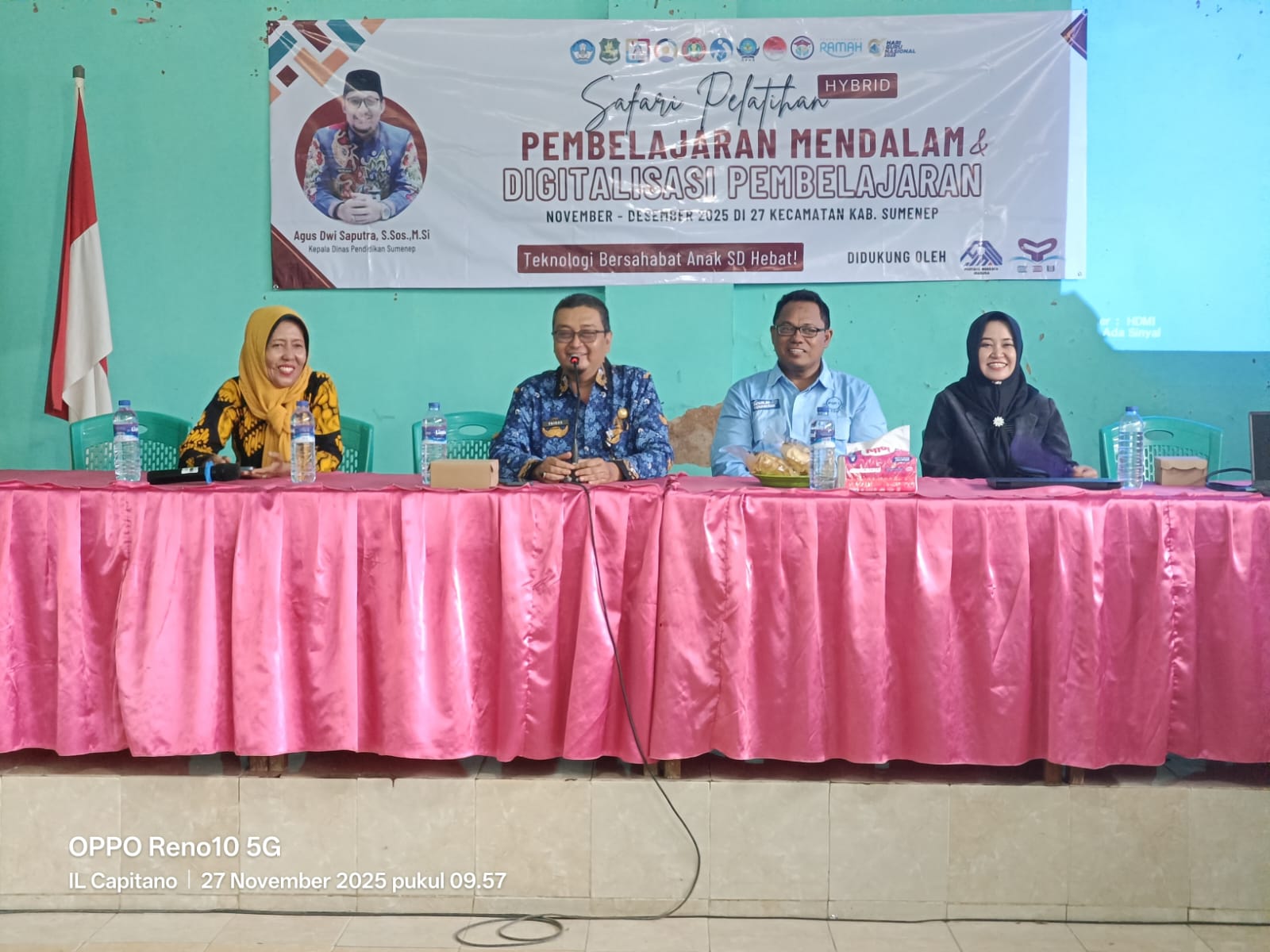 Kabid GTK Disdik Sumenep Beri Pesan Mendalam pada Dewan Guru di Acara Safari Pelatihan Pembelajaran