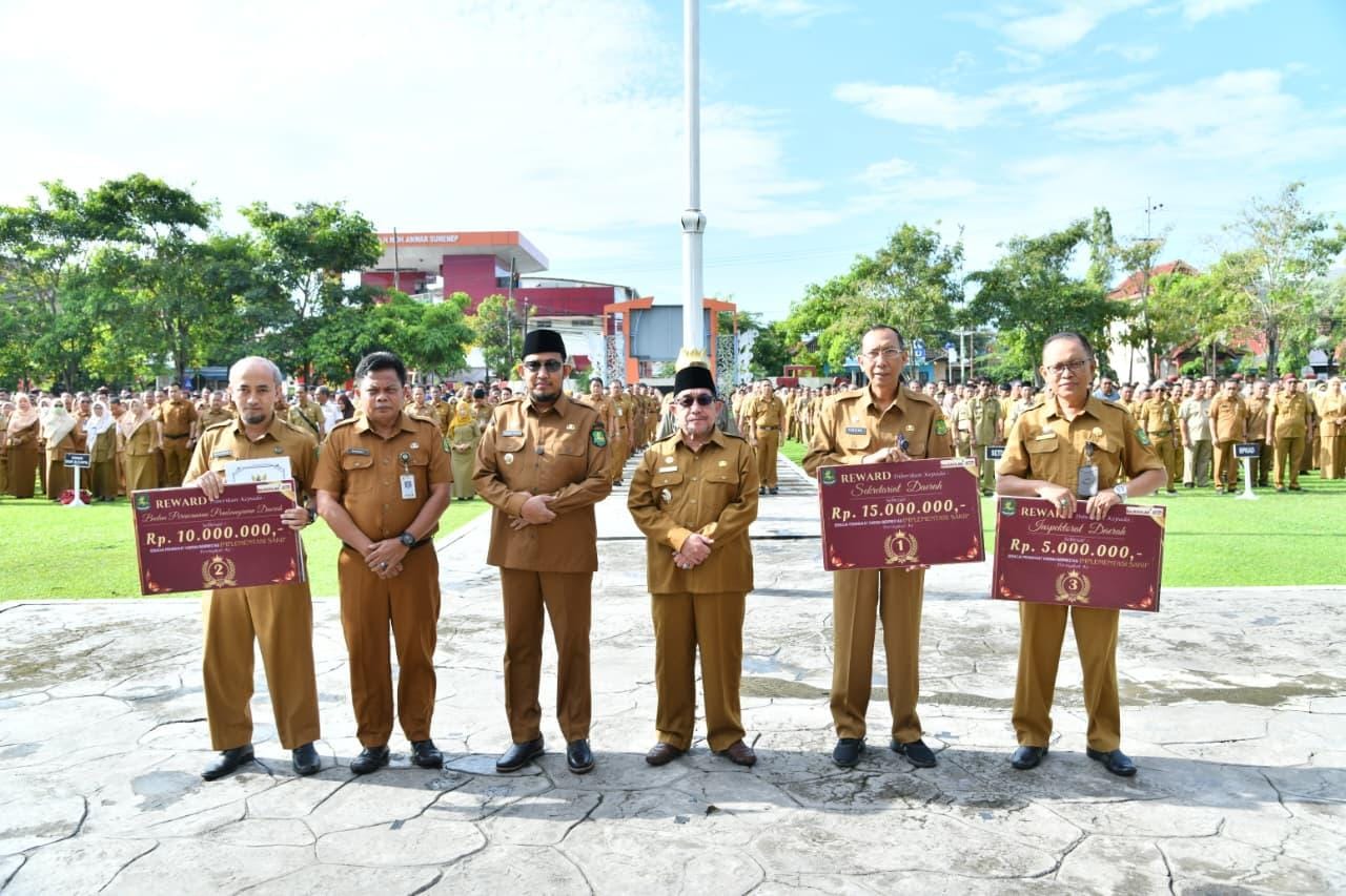 Pemkab Sumenep Beri Penghargaan OPD dengan Sistem SAKIP Terbaik
