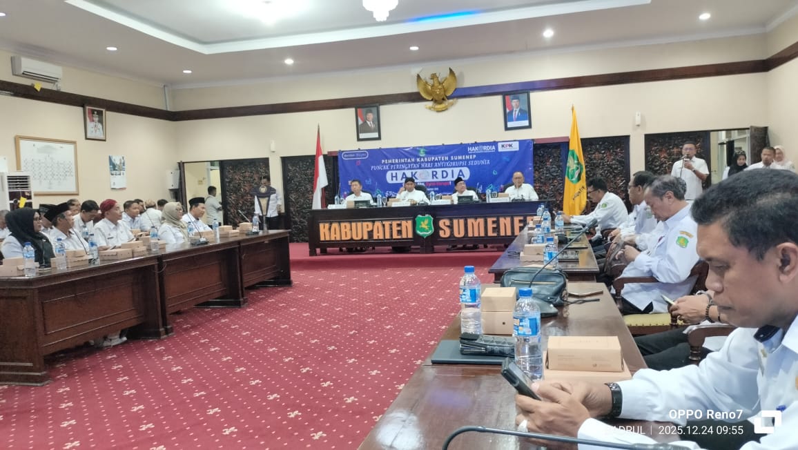 Pemkab Sumenep Gelar Puncak Peringatan HAKORDIA 2025, Tekankan Integritas dan Anti-Korupsi