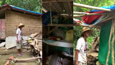 Nenek Sebatang Kara di Sumenep Tinggal di Gubuk Reyot Kondisinya Sungguh Memperihatinkan