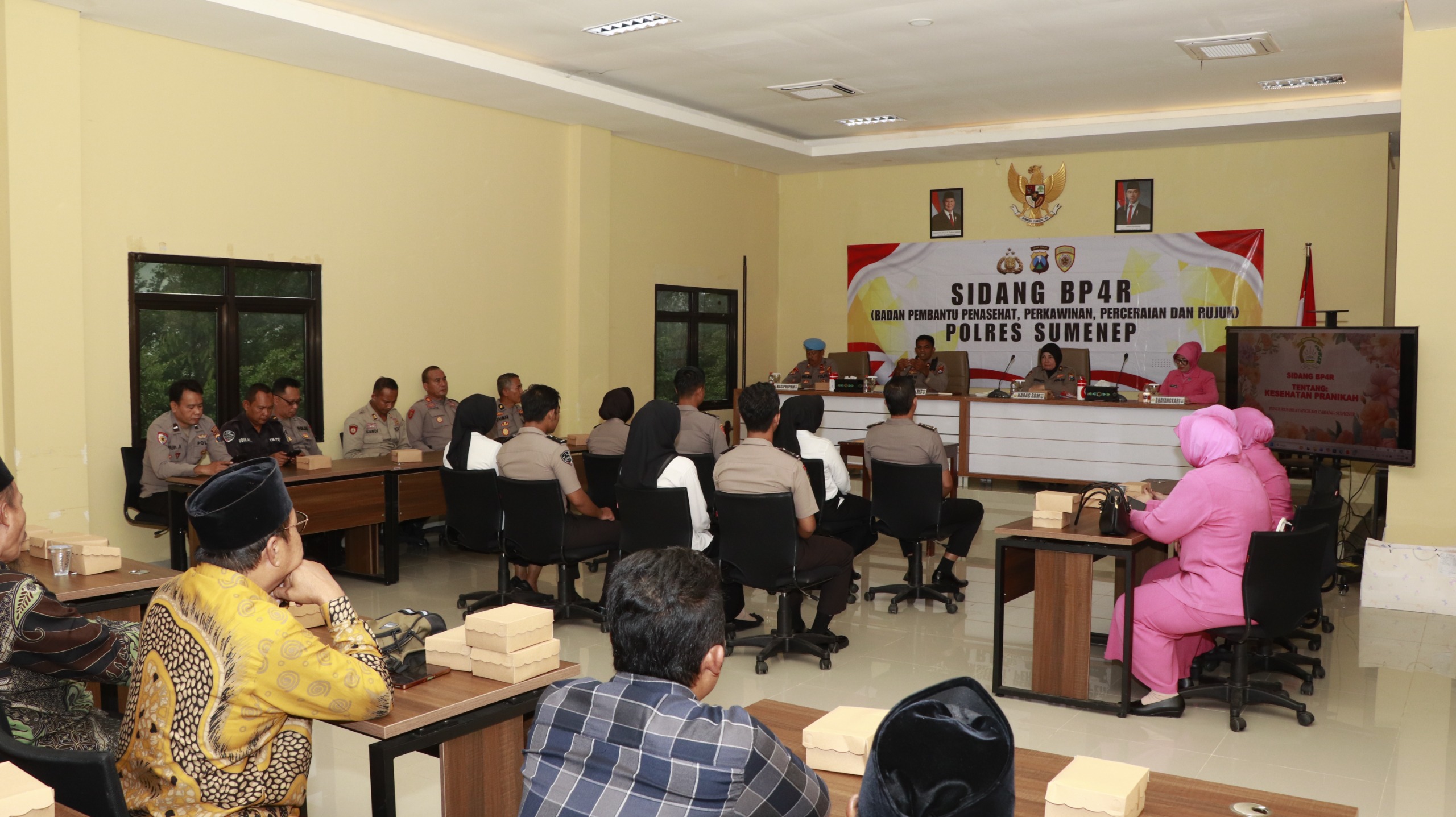 Polres Sumenep Gelar Sidang BP4R, Bekal Menuju Rumah Tangga Harmonis