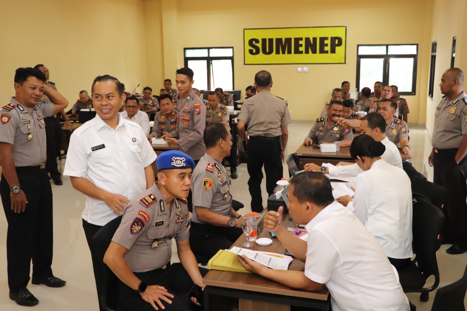 Asistensi Itwasda Polda Jatim Terkait Kepatuhan Dalam Pelaporan LHKPN di Polres Sumenep