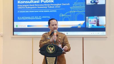Pemkab Sumenep Gelar Forum Konsultasi Publik Penyusunan RKPD 2027, Perkuat Perencanaan Pembangunan Partisipatif
