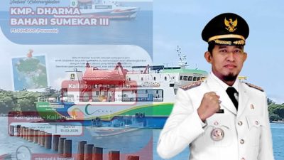 Pastikan Akses Transportasi Laut Maksimal, Bupati Sumenep Kembali Layarkan KMP DBS III