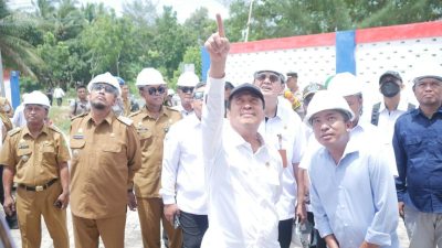 Bupati Sumenep Dampingi Menteri KKP RI Tinjau Langsung Pembangunan KNMP di Desa Dapenda