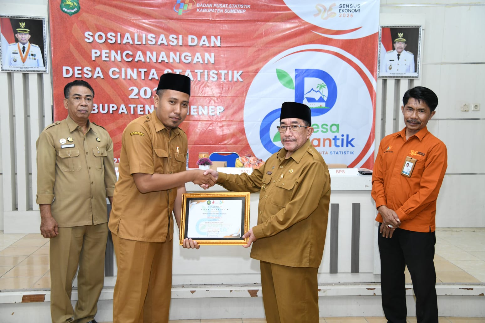 Dukung Penyediaan Data Berkualitas,.Pemkab Sumenep Dorong Penguatan Desa Cantik 