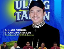 Selamat Ulang Tahun untuk Bapak Arif Firmanto, Pemimpin Visioner dan Teladan bagi Kemajuan Sumenep