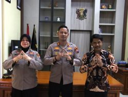 Kepala BPS Kabupaten Sumenep Kunjungi Polres Bahas Ketahanan Pangan