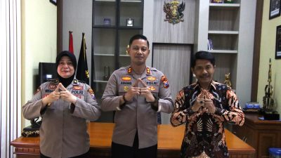 Kepala BPS Kabupaten Sumenep Kunjungi Polres Bahas Ketahanan Pangan