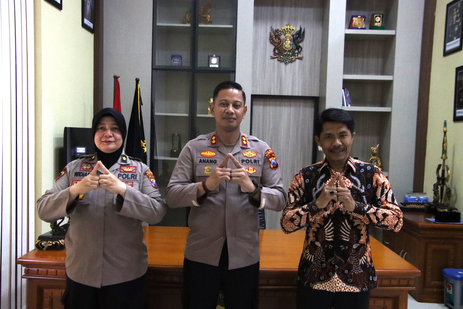 Kepala BPS Kabupaten Sumenep Kunjungi Polres Bahas Ketahanan Pangan