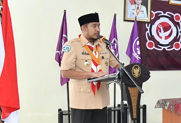 Membuka Rakercab Gerakan Pramuka Kwartir Cabang 2026, Bupati Sumenep Sampaikan Pesan ini