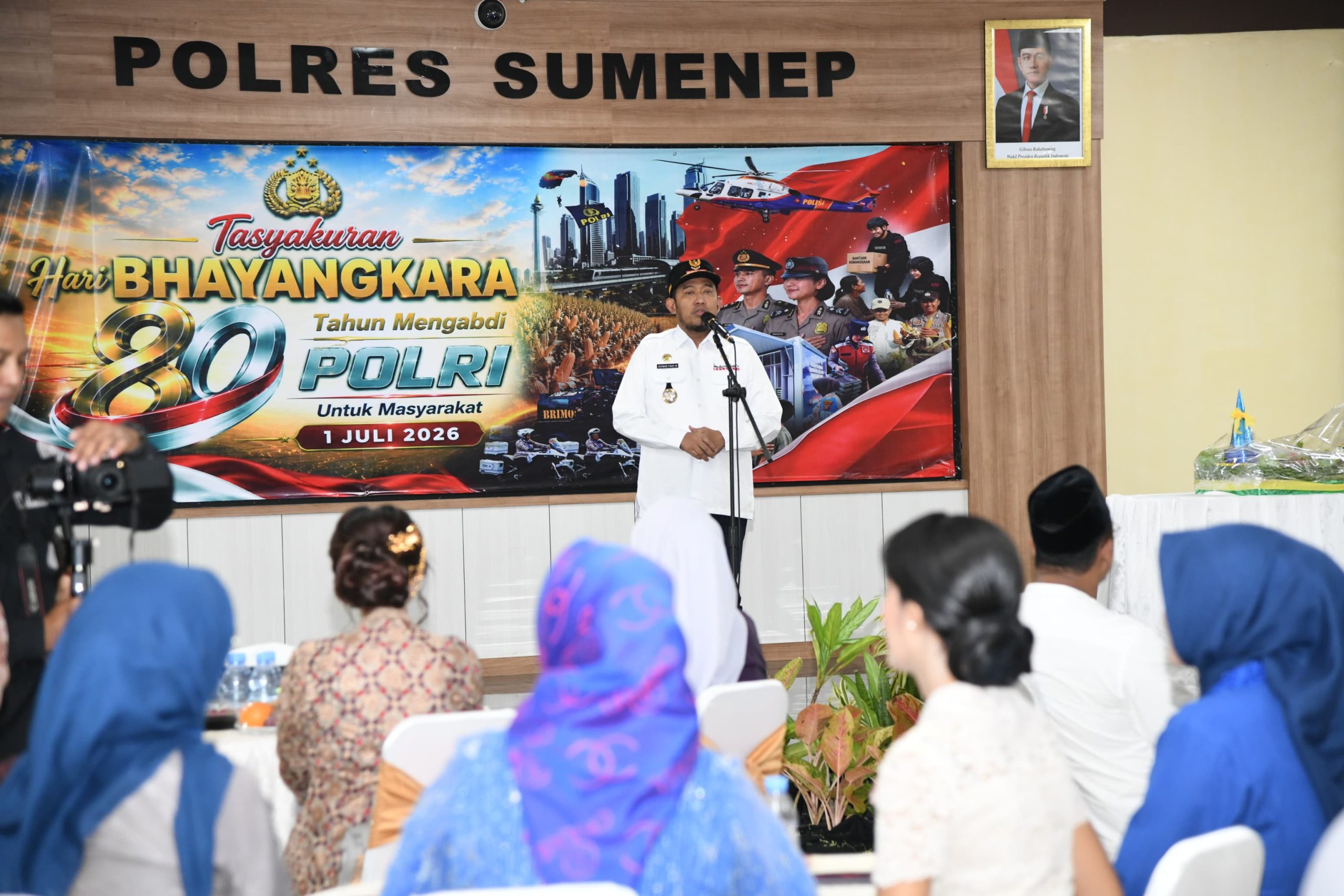 Peringati HUT Bhayangkara ke-80, Bupati Fauzi Tegaskan Sinergi Kunci Daerah Aman dan Maju