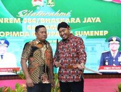 Bupati Fauzi dan Danrem Kohir Sepakat Jaga Stabilitas Demi Percepat Pembangunan Sumenep