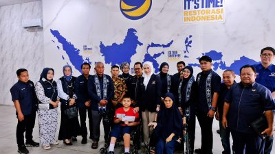 Korban Kecelakaan 2022 Kini Dapat Kursi Roda Elektrik, Lita Mahfud Arifin Komitmen Dampingi Pengobatan Nabil