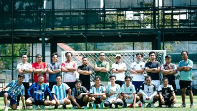 Alumni dan Simpatisan Siratul Islam Jaga Kebugaran Lewat Mini Soccer Rutin di Puri Dewata