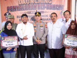 Kapolresta Sumenep Bersama Forkopimda Hadiri Launching BLT-DBHCHT