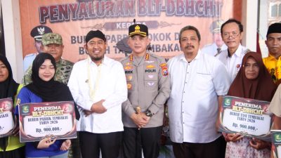 Kapolresta Sumenep Bersama Forkopimda Hadiri Launching BLT-DBHCHT Kapolresta Sumenep Bersama Forkopimda Hadiri Launching BLT-DBHCHT