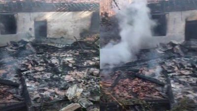 BREAKING NEWS: 3 Rumah dan Kandang Sapi di Guluk-Guluk Sumenep Hangus Terbakar