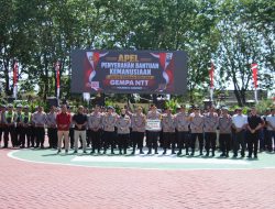 Kapolresta Sumenep Serahkan Bantuan Kemanusiaan untuk Korban Gempa NTT