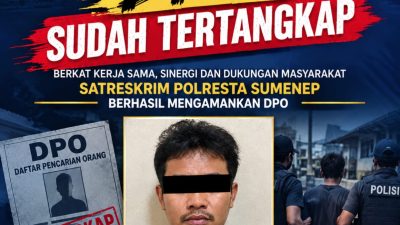 Sempat Jadi DPO Pria Asal Kecamatan Ganding Ditangkap Polisi Gegara Gelapkan Dana Ratusan Juta Rupiah